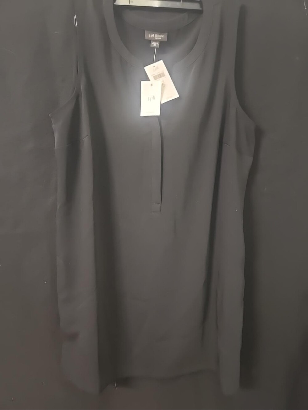 J.Jill Wearever Collection Black Sleeveless Midi Dress NWT Medium Tall